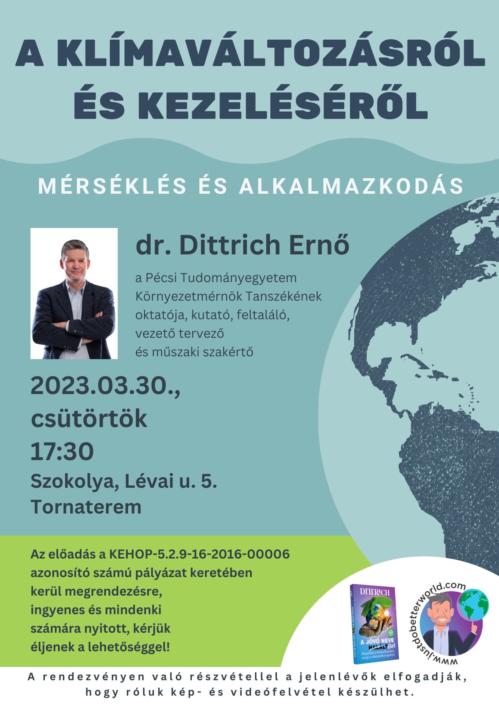 A klímaváltozásról és kezeléséről PLAKÁT meghívó